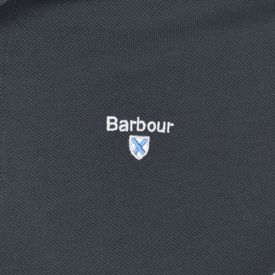 Alternative Image for ProductBarbour Pique Polo T Shirt Navy3